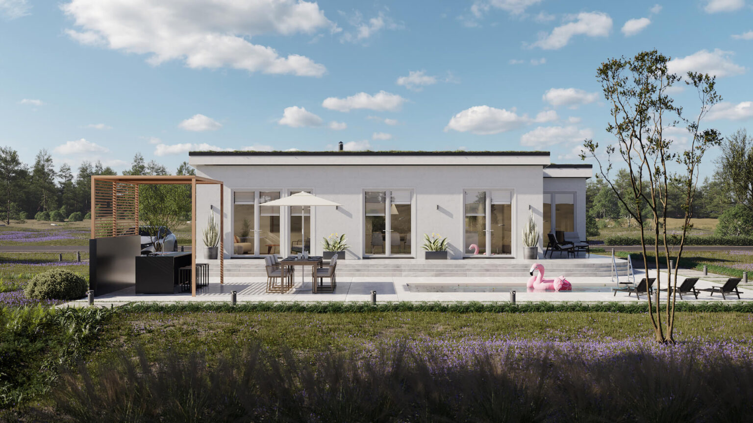 Bastu, kallbad & relaxavdelning på trädgården